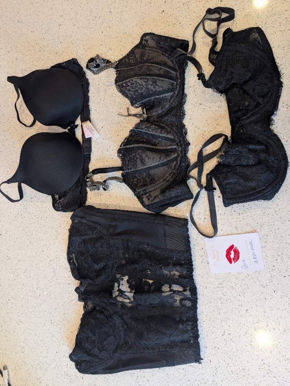 Victoria Secret/Heidi Klum lot 4 piece
